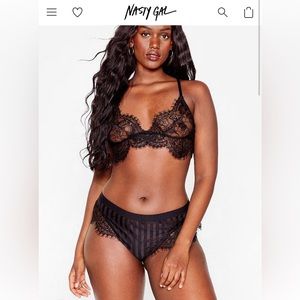 NEW Nasty Gal Lingerie Set Size 18/20